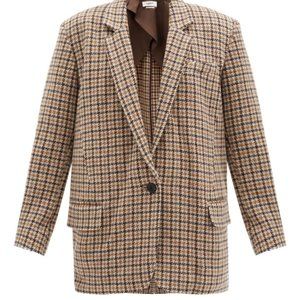 ISABEL MARANT ÉTOILE Kaito houndstooth wool blazer